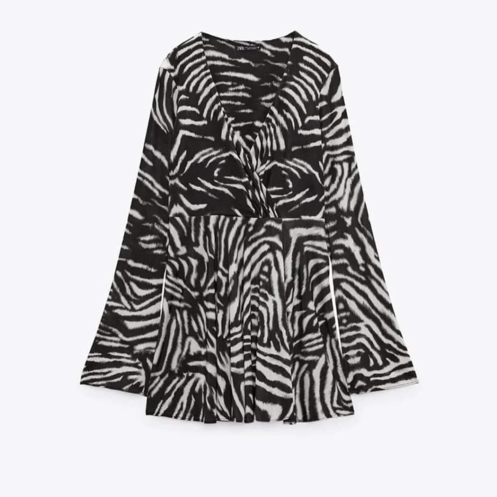 Zara Zebra Printed Dress NWT - Picture 3 of 12